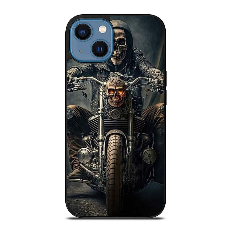 HARLEY DAVIDSON SKULL ACT iPhone 14 Case Cover