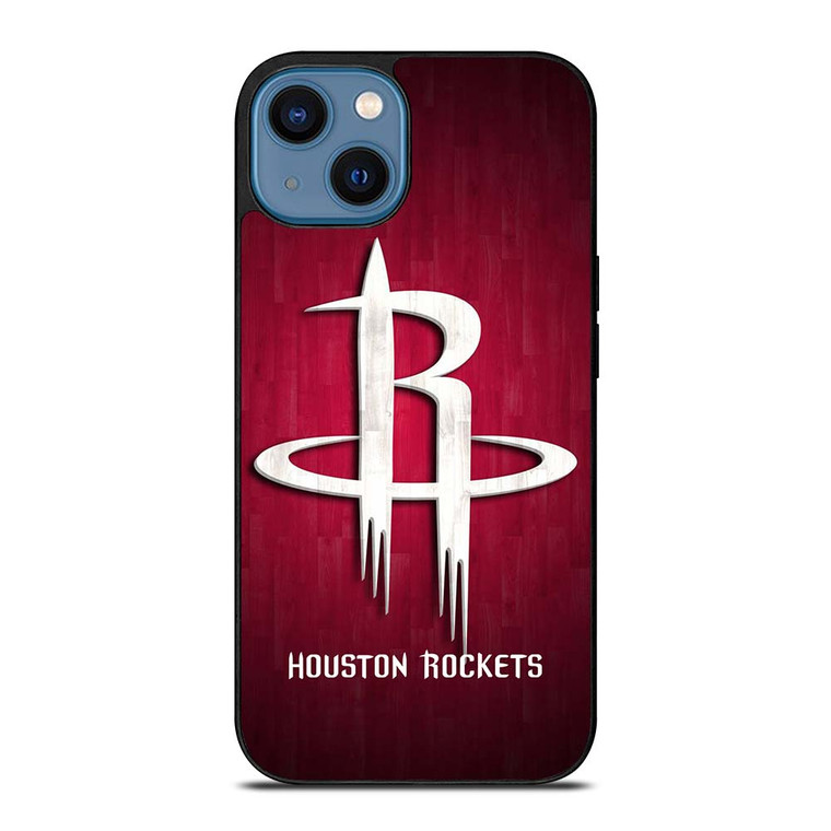 HOUSTON ROCKETS WOODEN LOGO 2 iPhone 14 Case Cover