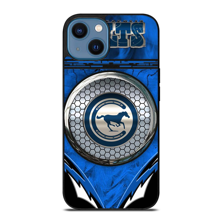 INDIANAPOLIS COLTS METAL LOGO iPhone 14 Case Cover