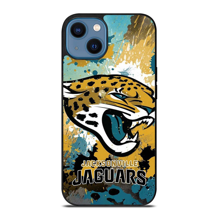 JACKSONVILLE JAGUARS ART LOGO iPhone 14 Case Cover