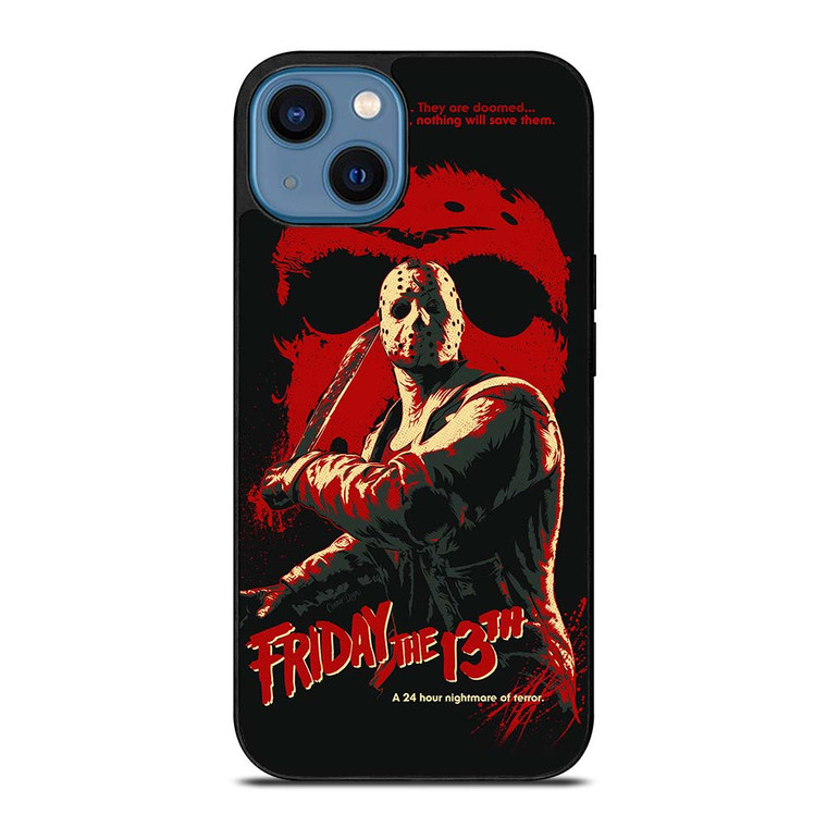 JASON FRIDAY THE 13TH POSTER iPhone 14 Case Cover