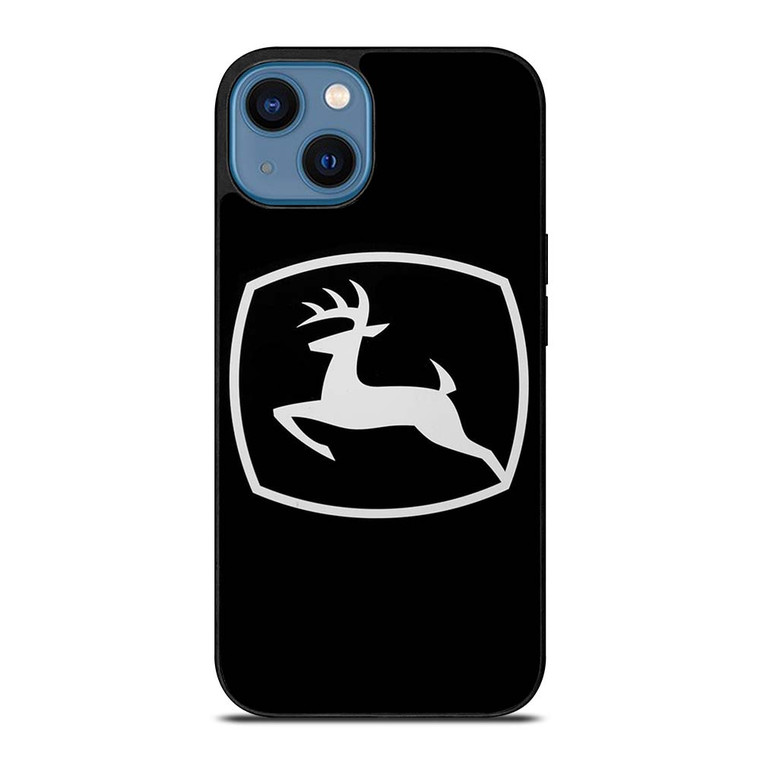 JOHN DEERE BLACK LOGO iPhone 14 Case Cover