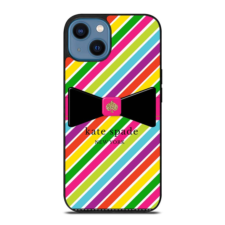 KATE SPADE COLORFUL STRIPE iPhone 14 Case Cover