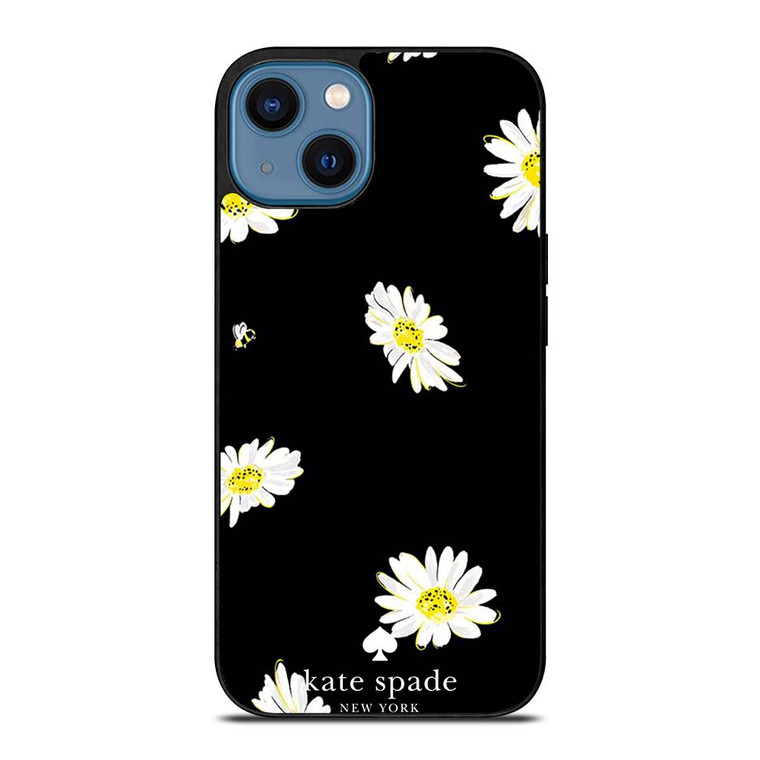 KATE SPADE FLOWER IN BLACK iPhone 14 Case Cover