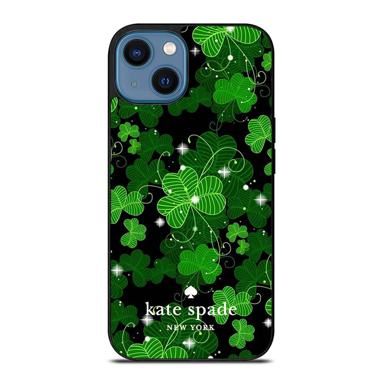 KATE SPADE GREEN LEAFS iPhone 14 Case Cover