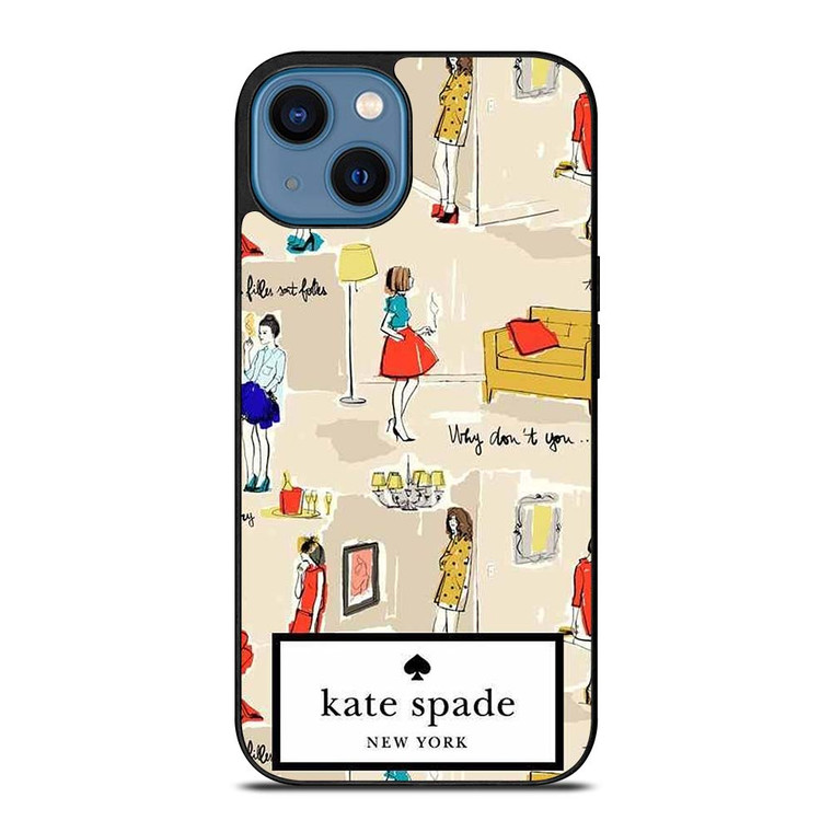 KATE SPADE NEW YORK COMIC iPhone 14 Case Cover