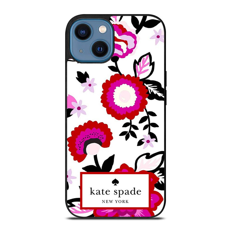 KATE SPADE NEW YORK FLOWER ART iPhone 14 Case Cover
