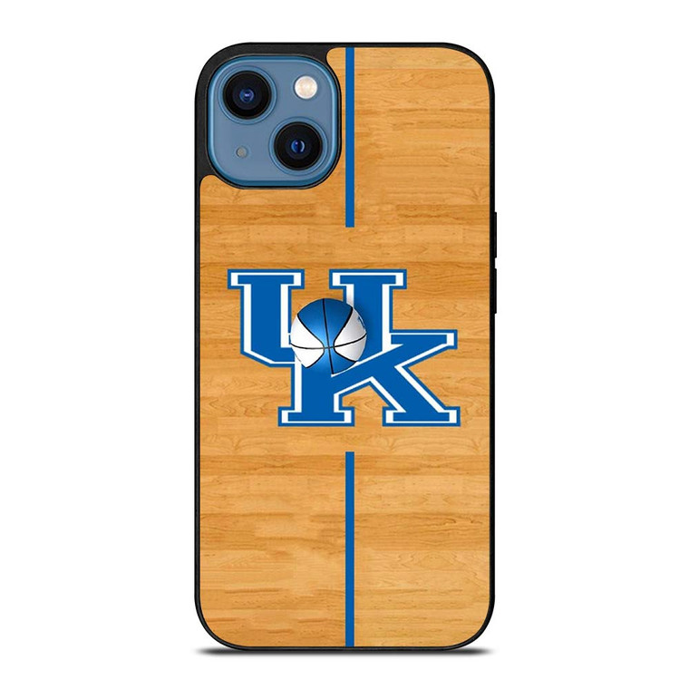 KENTUCKY WILDCATS WOODEN SYMBOL iPhone 14 Case Cover