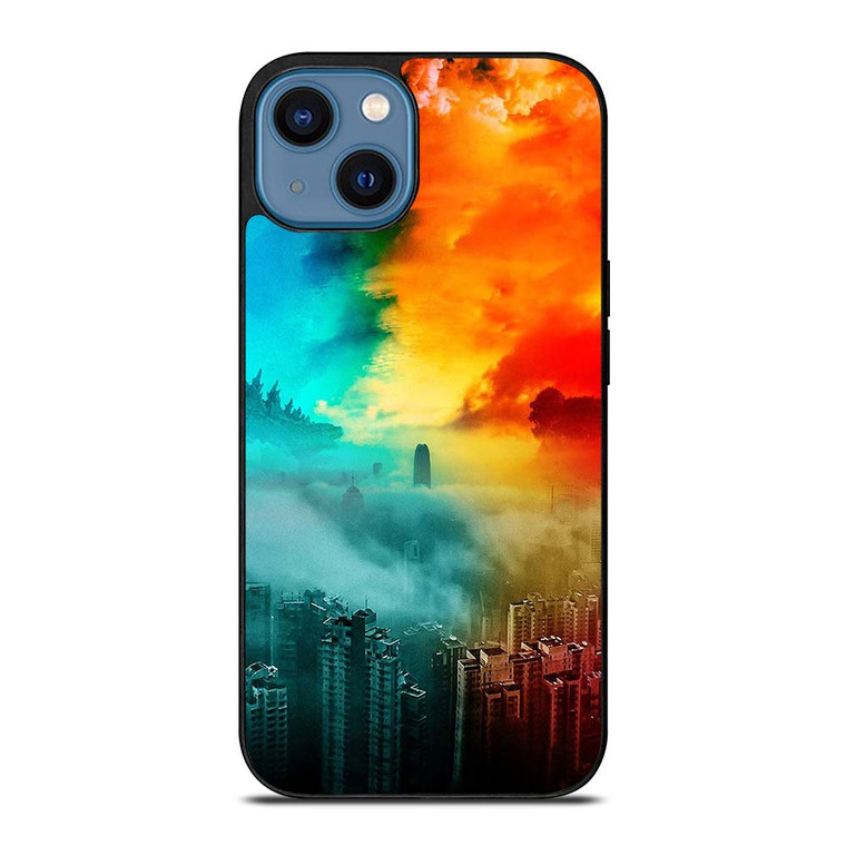 KINGKONG VS GODZILLA CITY iPhone 14 Case Cover