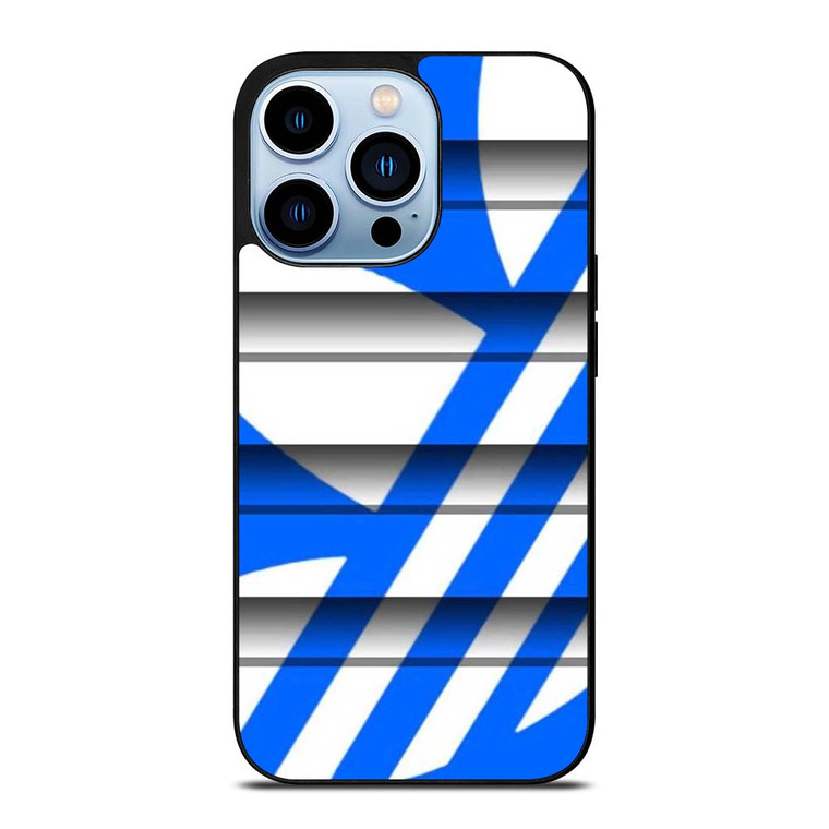 ADIDAS SLICED LOGO BLUE  iPhone 13 Pro Max Case Cover