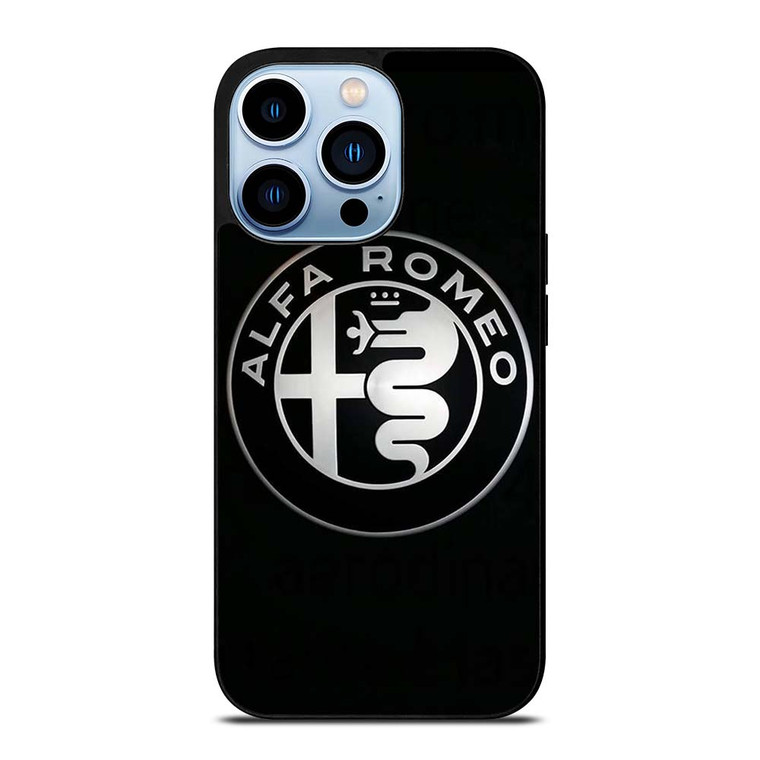 ALFA ROMEO METAL BLACK iPhone 13 Pro Max Case Cover