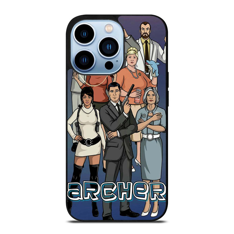 ARCHER CARTOON ALL CAST iPhone 13 Pro Max Case Cover