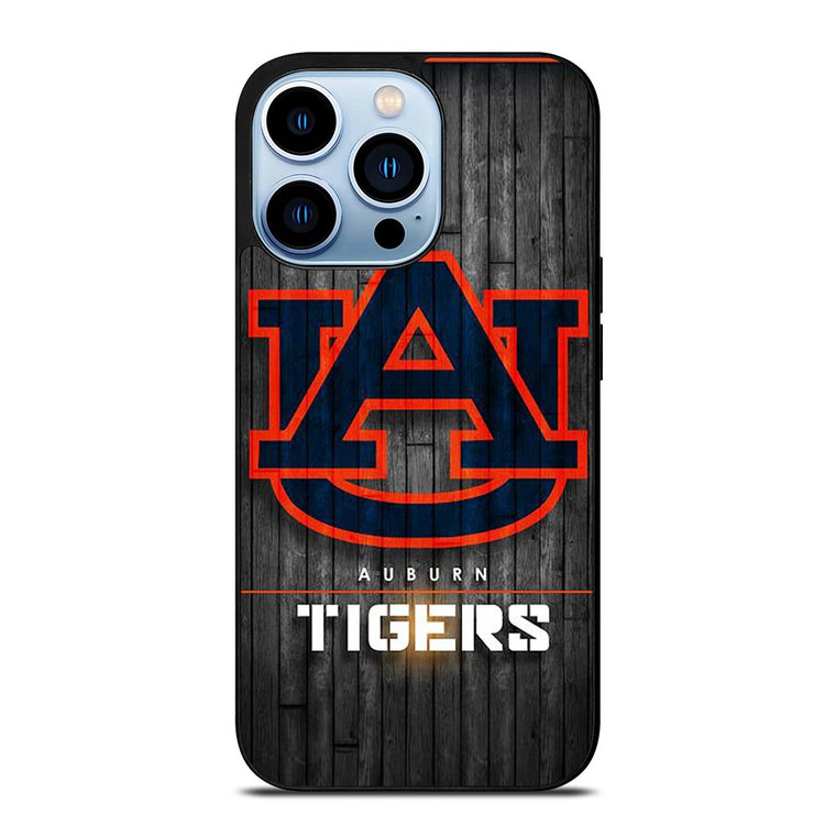 AUBURN TIGERS WOODEN LOGO iPhone 13 Pro Max Case Cover