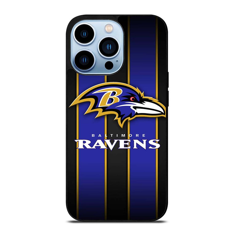 BALTIMORE RAVENS NFL STRIPE LOGO iPhone 13 Pro Max Case Cover BALTIMORE RAVENS NFL STRIPE LOGO iPhone 13 Pro Max Case Cover