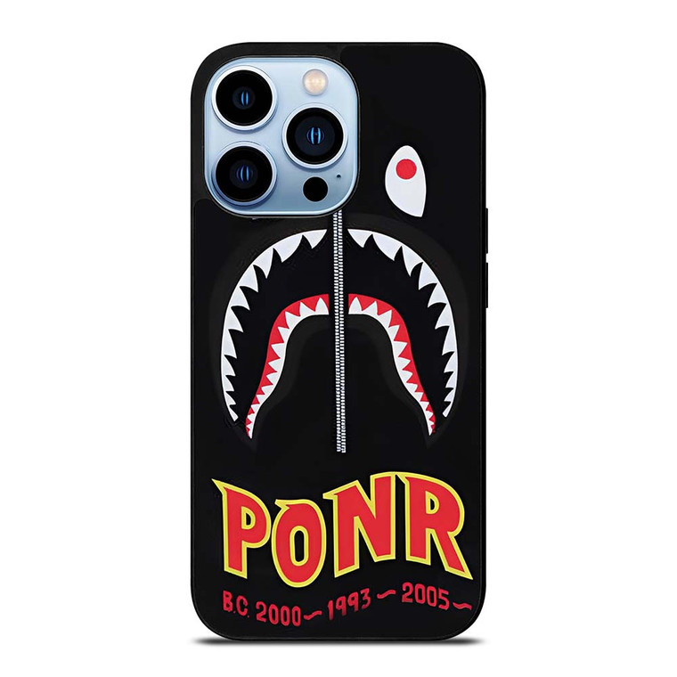BAPE BATHING APE X PONR iPhone 13 Pro Max Case Cover