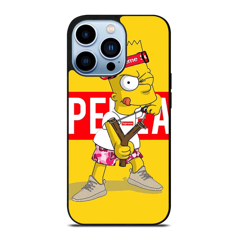 BART SIMPSON SUPREME HYPEBEAST iPhone 13 Pro Max Case Cover
