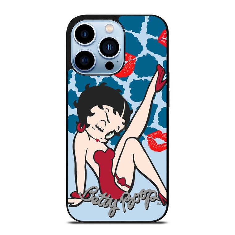BETTY BOOP KISS CARTOON iPhone 13 Pro Max Case Cover