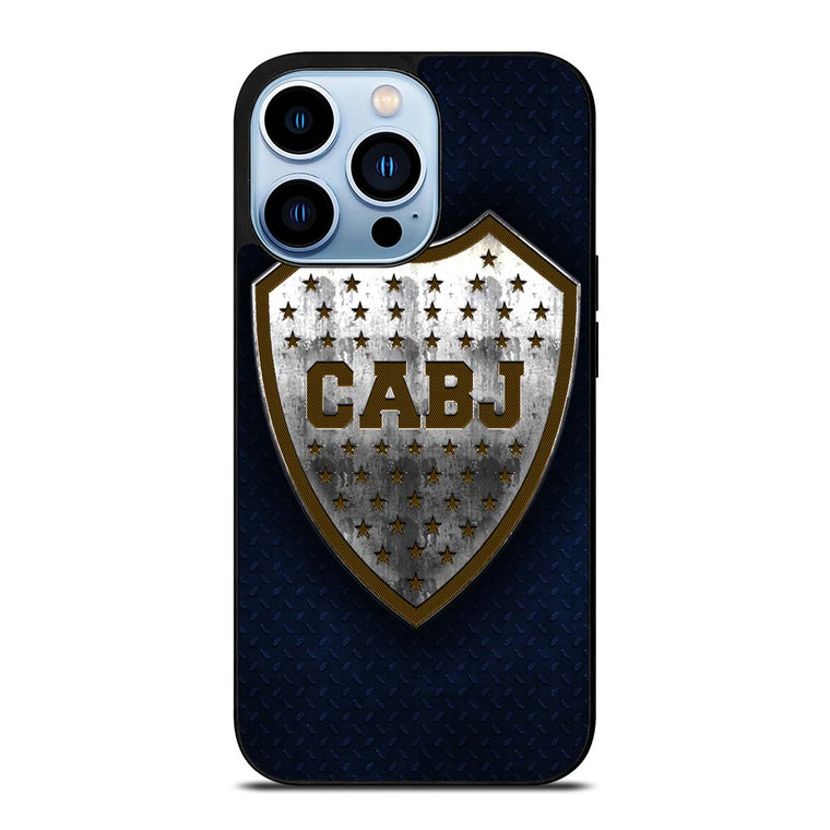 BOCA JUNIORS FC METAL LOGO iPhone 13 Pro Max Case Cover