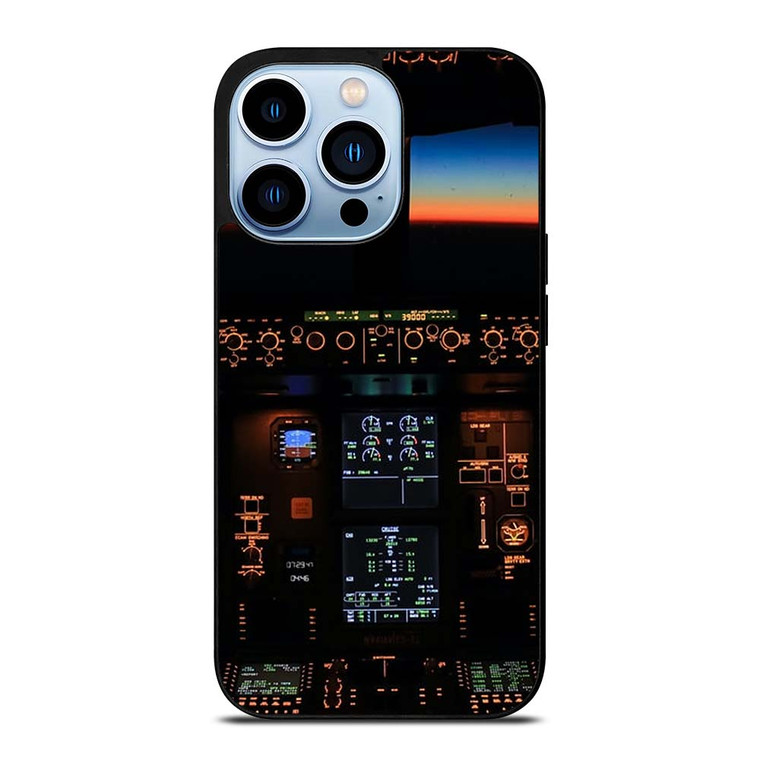 BOEING PLANE COCKPIT iPhone 13 Pro Max Case Cover