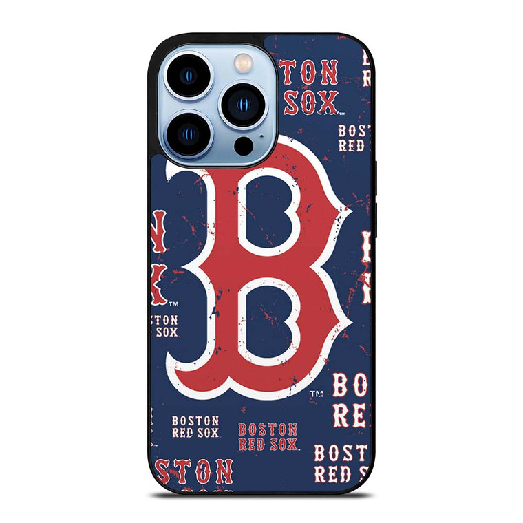BOSTON RED SOX LOGO COLLAGE iPhone 13 Pro Max Case Cover BOSTON RED SOX LOGO COLLAGE iPhone 13 Pro Max Case Cover