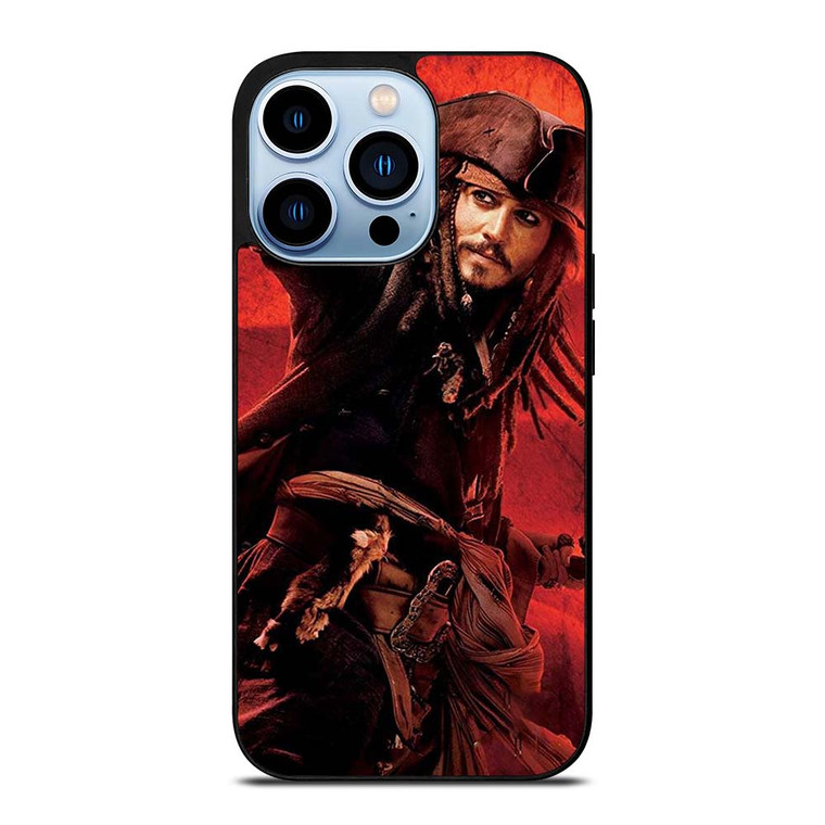 CAPTAIN JACK PIRATES OF THE CARIBBEAN POSTER iPhone 13 Pro Max Case Cover