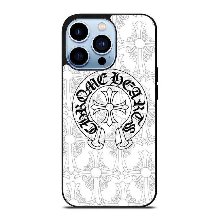 CHROME HEARTS WHITE iPhone 13 Pro Max Case Cover