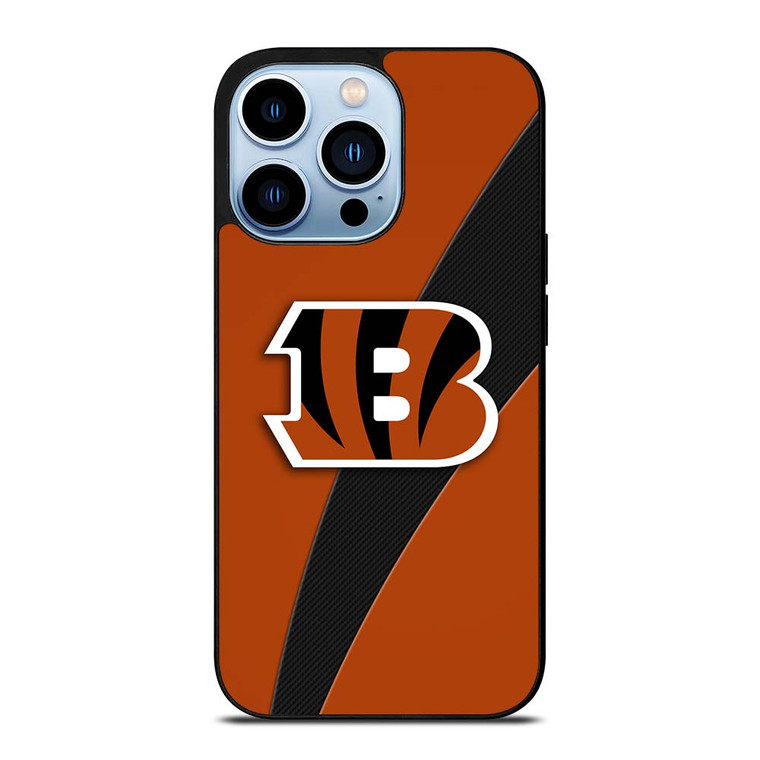 CINCINNATI BENGALS TIGER PATTERN iPhone 13 Pro Max Case Cover