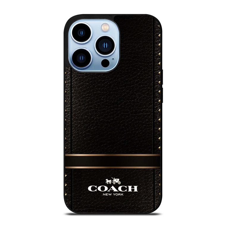 COACH BELT TEXTURE iPhone 13 Pro Max Case Cover