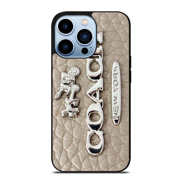 COACH LOGO GLOWING TEXTURE iPhone 13 Pro Max Case Cover