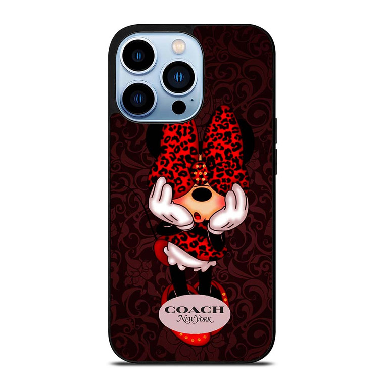 COACH MINNIE MOUSE NEW YORK iPhone 13 Pro Max Case Cover