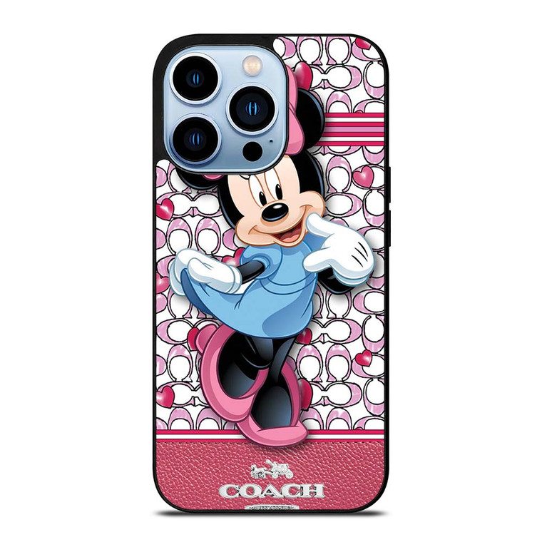 COACH MINNIE MOUSE PINK PATTERN iPhone 13 Pro Max Case Cover