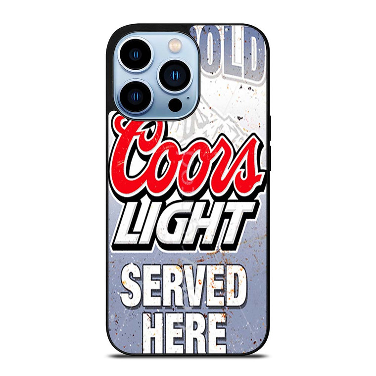 COORS LIGHT BEER ICE GOLD iPhone 13 Pro Max Case Cover