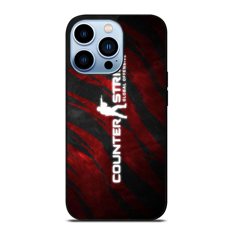 COUNTER STRIKE CSGO LOGO RED iPhone 13 Pro Max Case Cover