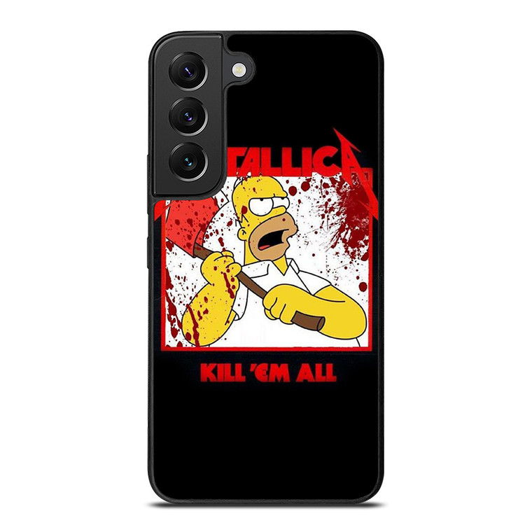 METALLICA KILL EM ALL SIMPSONS Samsung Galaxy S22 Plus Case Cover