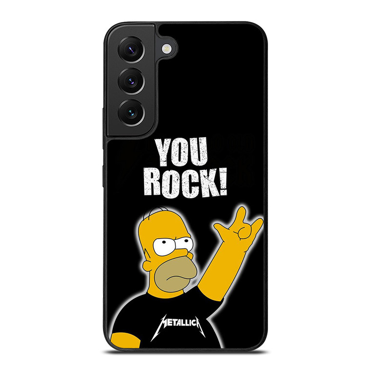 METALLICA ROCK HOMER SIMPSONS Samsung Galaxy S22 Plus Case Cover