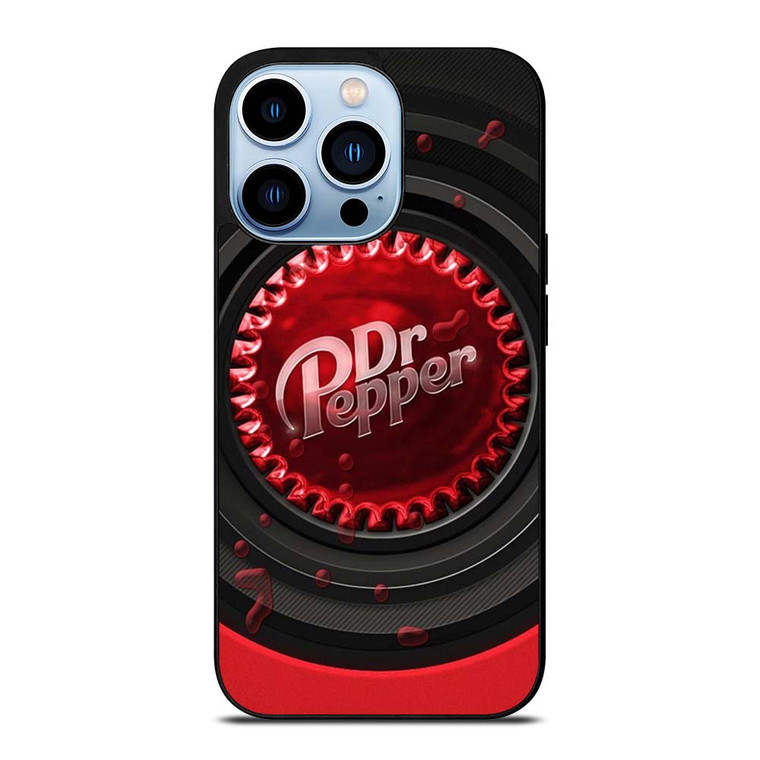 DR PEPPER SODA RED BLACK iPhone 13 Pro Max Case Cover