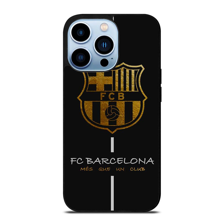 FC BARCELONA MES QUE UN CLUB GOLD iPhone 13 Pro Max Case Cover