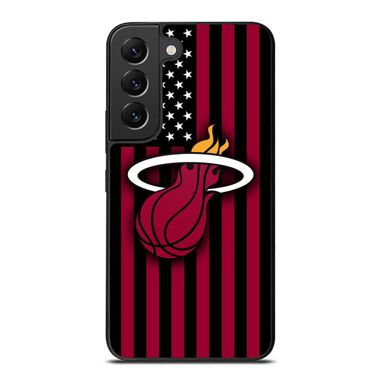 MIAMI HEATS NBA USA FLAG Samsung Galaxy S22 Plus Case Cover