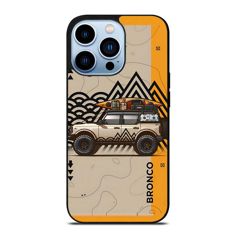 FORD BRONCO ADVENTURES CAR iPhone 13 Pro Max Case Cover