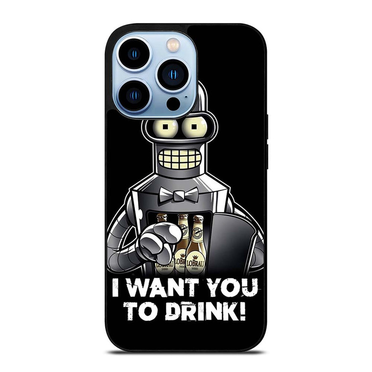 FUTURAMA BENDER QUOTE iPhone 13 Pro Max Case Cover