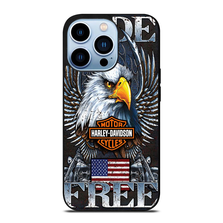 HARLEY DAVIDSON FREE RIDE EAGLE iPhone 13 Pro Max Case Cover
