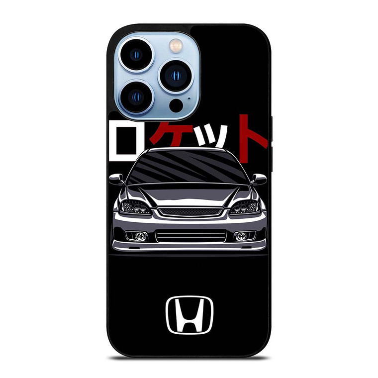 HONDA CIVIC RETRO DRAWING iPhone 13 Pro Max Case Cover