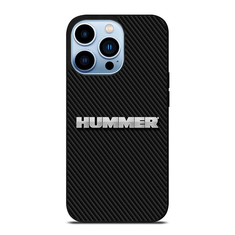 HUMMER CAR LOGO CARBON iPhone 13 Pro Max Case Cover