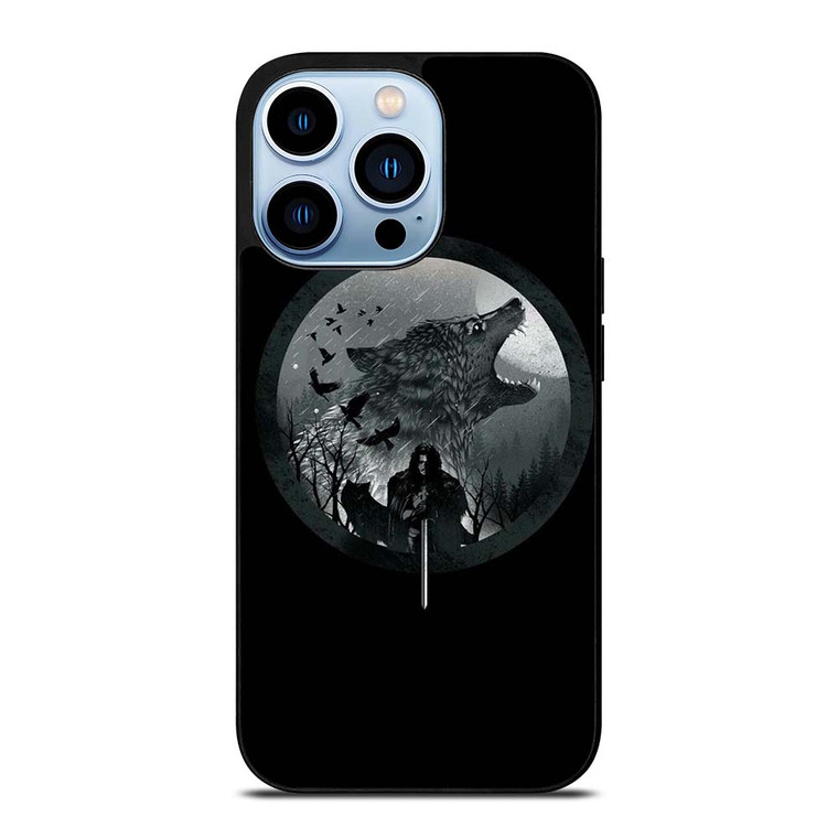 JON SNOW WOLF iPhone 13 Pro Max Case Cover