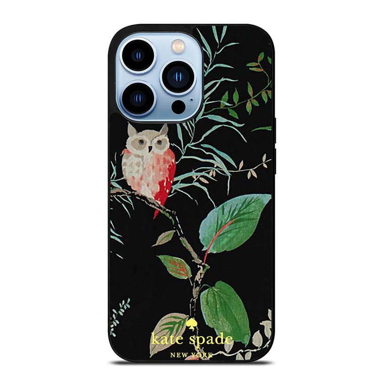KATE SPADE OWLISH BLACK iPhone 13 Pro Max Case Cover