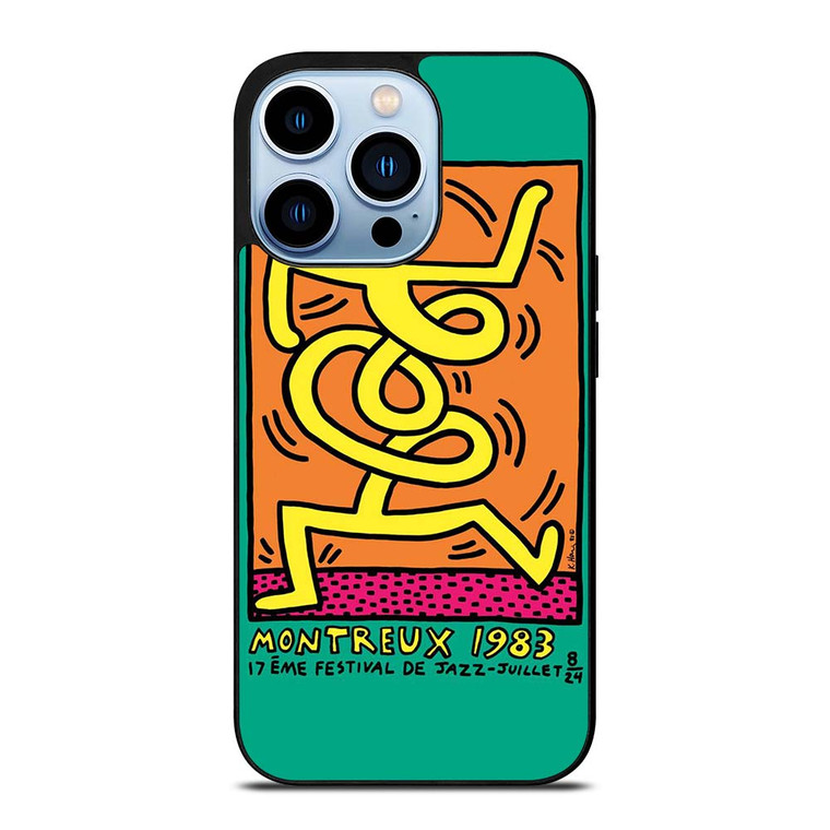 KEITH HARING MONTREUX 1983 iPhone 13 Pro Max Case Cover