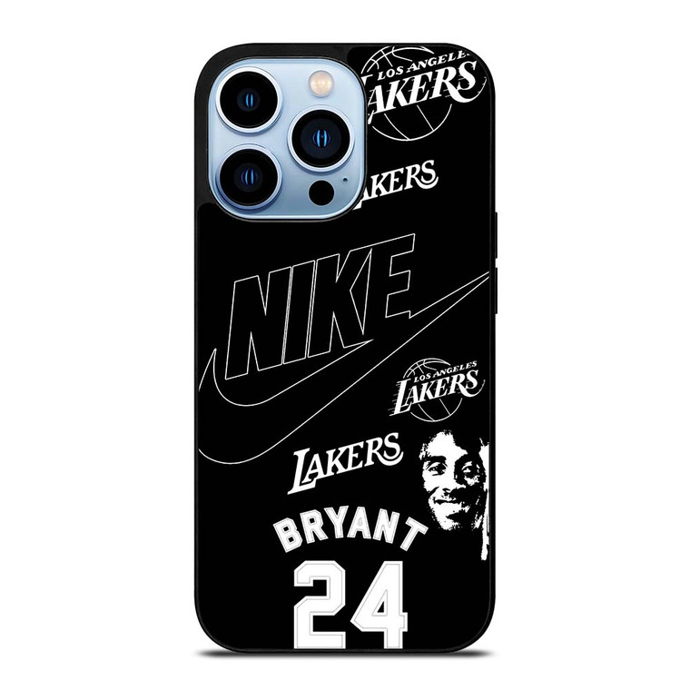 KOBER BRYANT LAKERS NIKE BLACK iPhone 13 Pro Max Case Cover