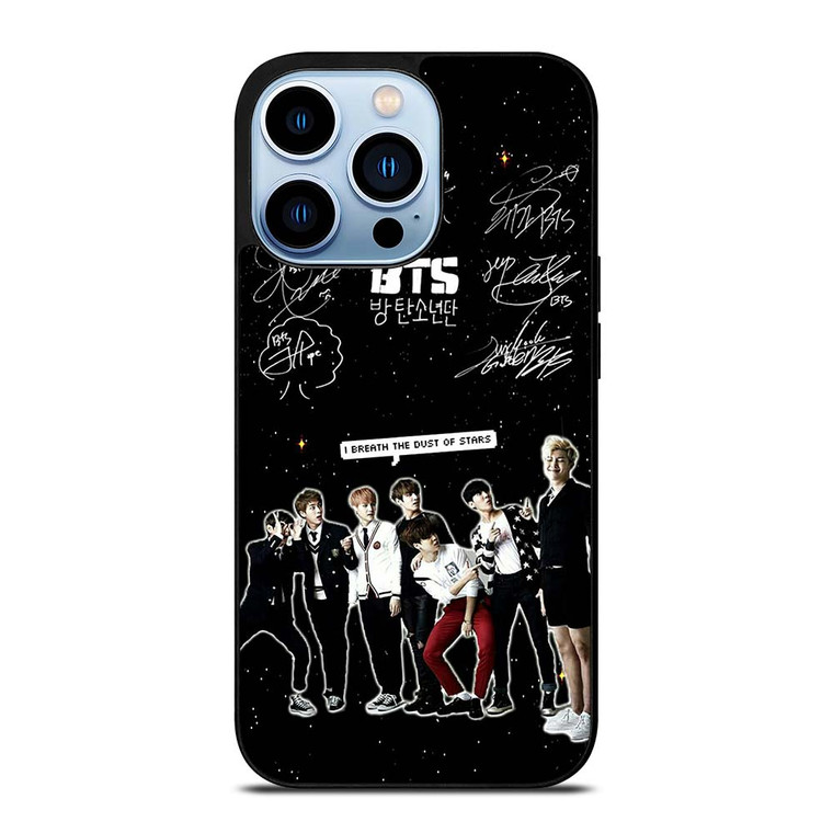 KPOP BANGTAN BOYS BTS SIGNATURE  iPhone 13 Pro Max Case Cover
