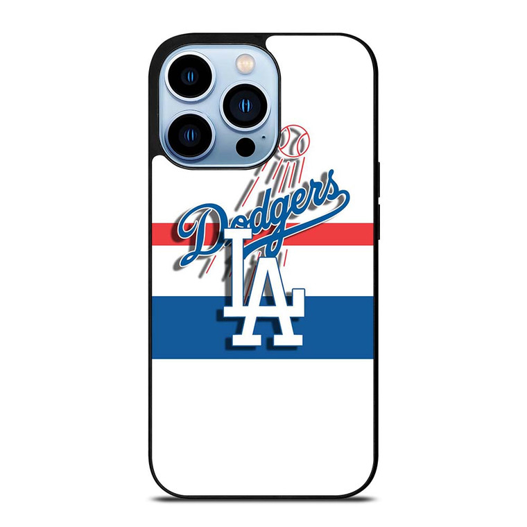 LA DODGERS WHITE STIPS iPhone 13 Pro Max Case Cover