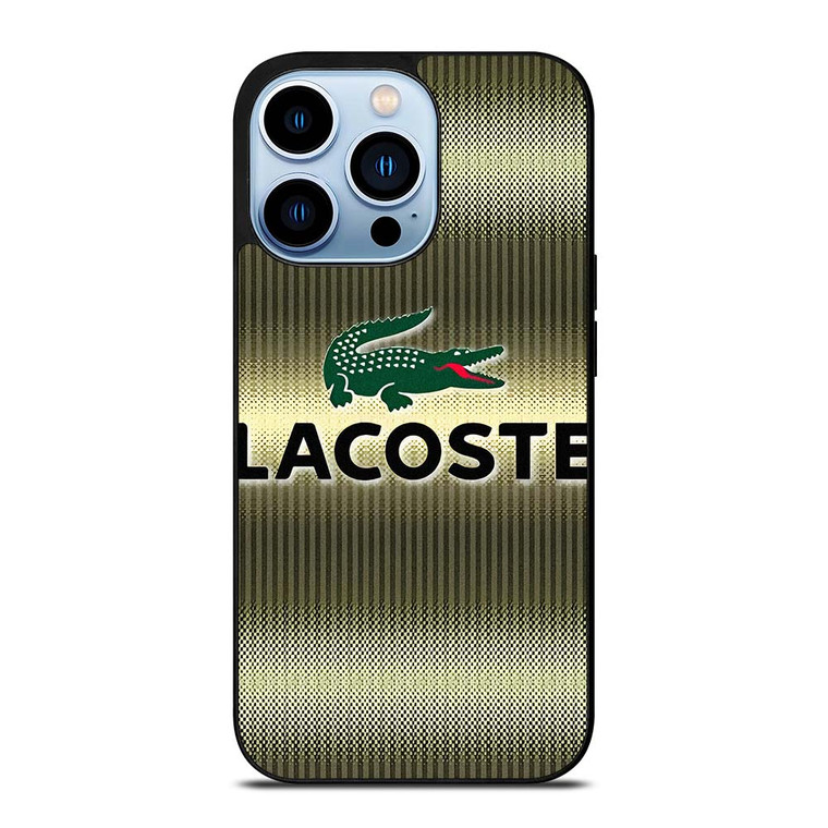 LACOSTE GOLD EMBLEM iPhone 13 Pro Max Case Cover